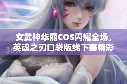 女武神华丽COS闪耀全场，英魂之刃口袋版线下赛精彩回顾