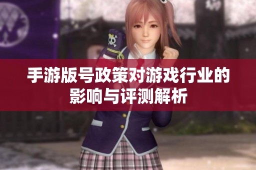 手游版号政策对游戏行业的影响与评测解析
