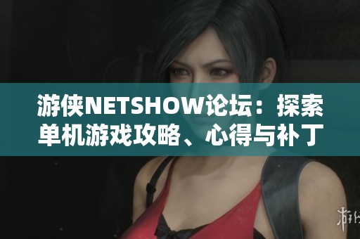 游侠NETSHOW论坛：探索单机游戏攻略、心得与补丁分享的平台