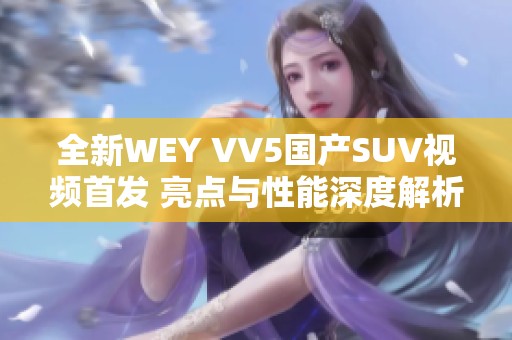 全新WEY VV5国产SUV视频首发 亮点与性能深度解析