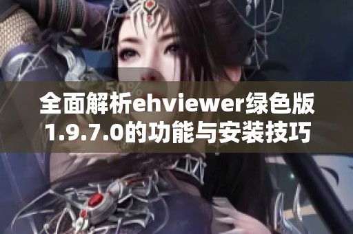 全面解析ehviewer绿色版1.9.7.0的功能与安装技巧