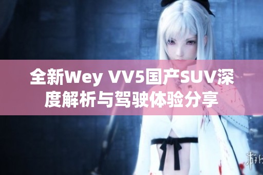 全新Wey VV5国产SUV深度解析与驾驶体验分享