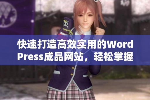 快速打造高效实用的WordPress成品网站，轻松掌握技巧与方法