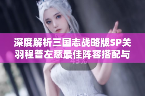 深度解析三国志战略版SP关羽程普左慈最佳阵容搭配与战术技巧