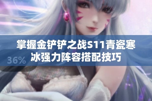掌握金铲铲之战S11青瓷寒冰强力阵容搭配技巧