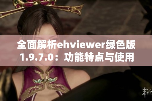 全面解析ehviewer绿色版1.9.7.0：功能特点与使用指南