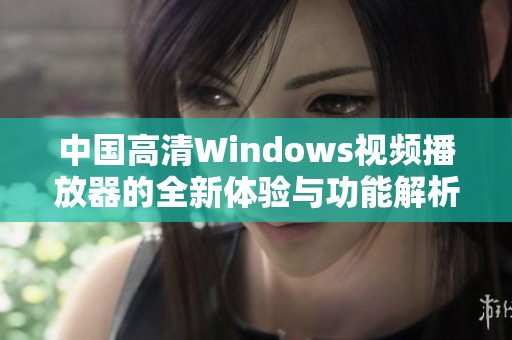 中国高清Windows视频播放器的全新体验与功能解析