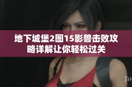 地下城堡2图15影兽击败攻略详解让你轻松过关