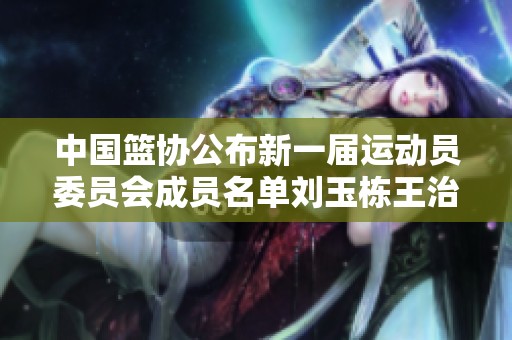 中国篮协公布新一届运动员委员会成员名单刘玉栋王治郅赵继伟入选