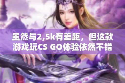 虽然与2,5k有差距，但这款游戏玩CS GO体验依然不错