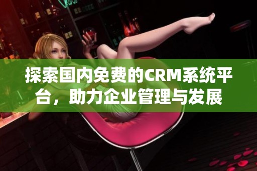 探索国内免费的CRM系统平台，助力企业管理与发展