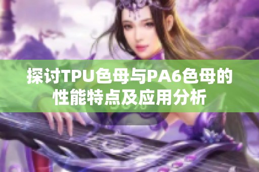 探讨TPU色母与PA6色母的性能特点及应用分析