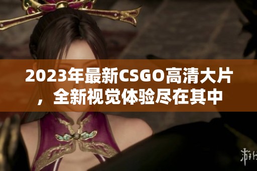 2023年最新CSGO高清大片，全新视觉体验尽在其中