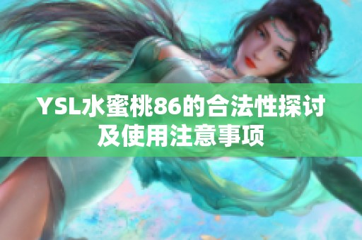 YSL水蜜桃86的合法性探讨及使用注意事项