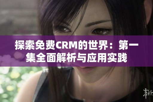 探索免费CRM的世界：第一集全面解析与应用实践