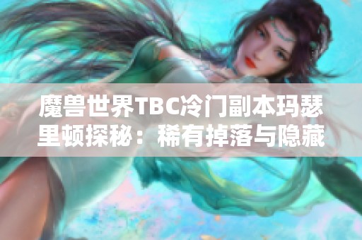 魔兽世界TBC冷门副本玛瑟里顿探秘：稀有掉落与隐藏价值