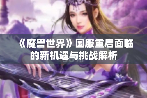 《魔兽世界》国服重启面临的新机遇与挑战解析