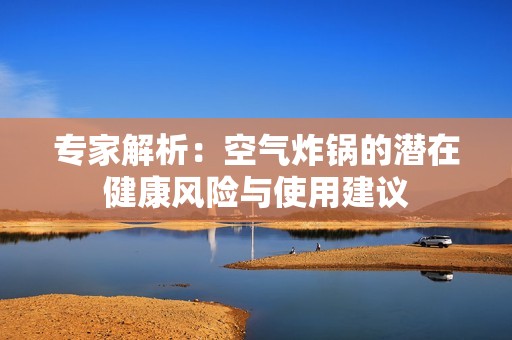 专家解析：空气炸锅的潜在健康风险与使用建议