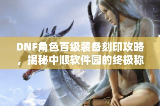 DNF角色百级装备刻印攻略，揭秘中顺软件园的终极称霸武器！