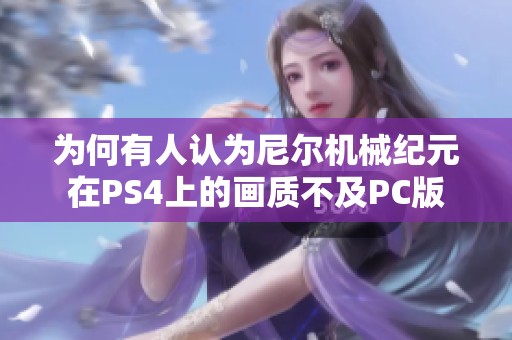 为何有人认为尼尔机械纪元在PS4上的画质不及PC版