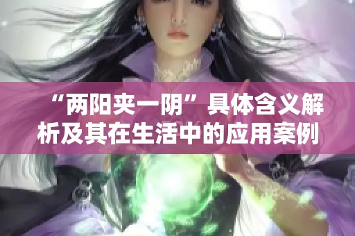 “两阳夹一阴”具体含义解析及其在生活中的应用案例探讨