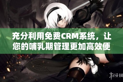 充分利用免费CRM系统，让您的哺乳期管理更加高效便捷