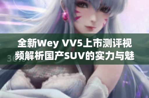 全新Wey VV5上市测评视频解析国产SUV的实力与魅力