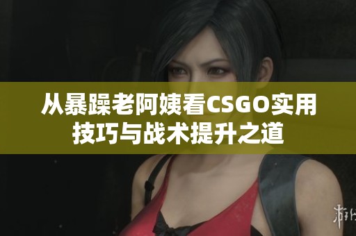 从暴躁老阿姨看CSGO实用技巧与战术提升之道